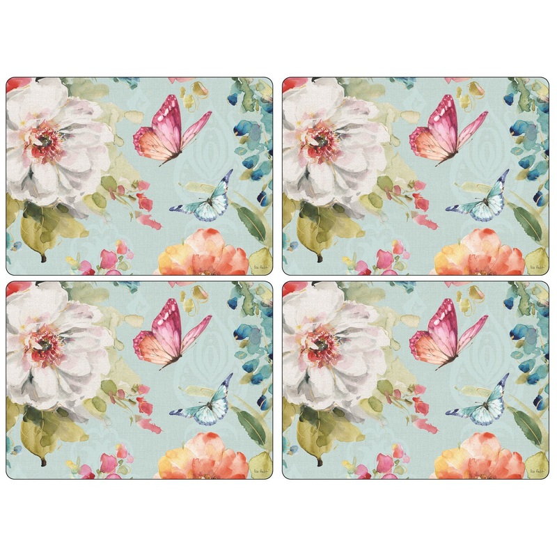 Cork Placemats Set, Colorful Breeze