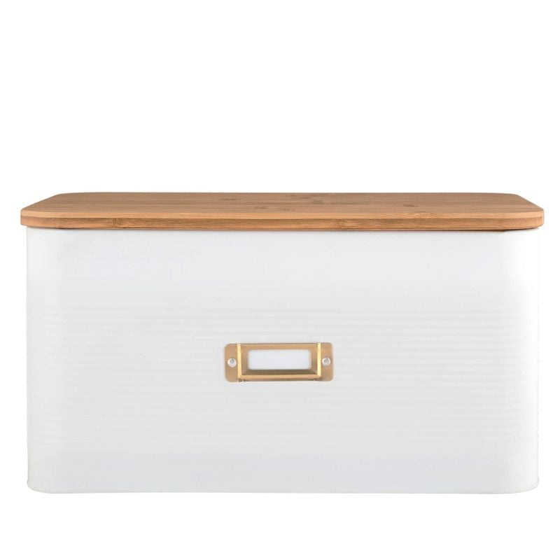Bread Bin, White