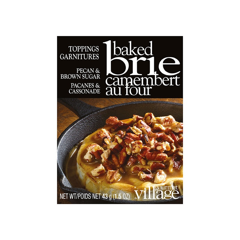 Brie Topping Pecan Brown