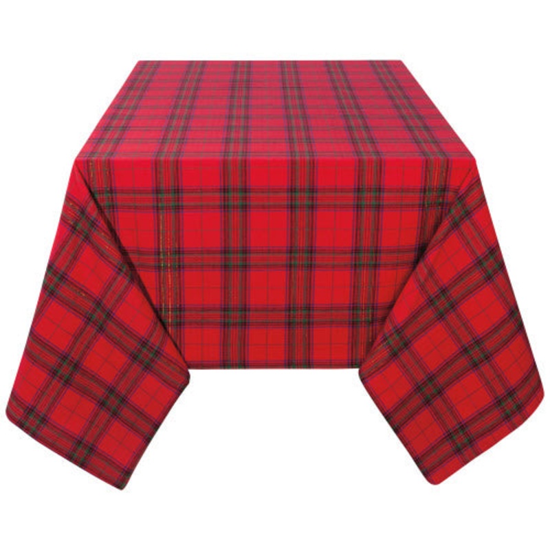 Tablecloth Plaid Red