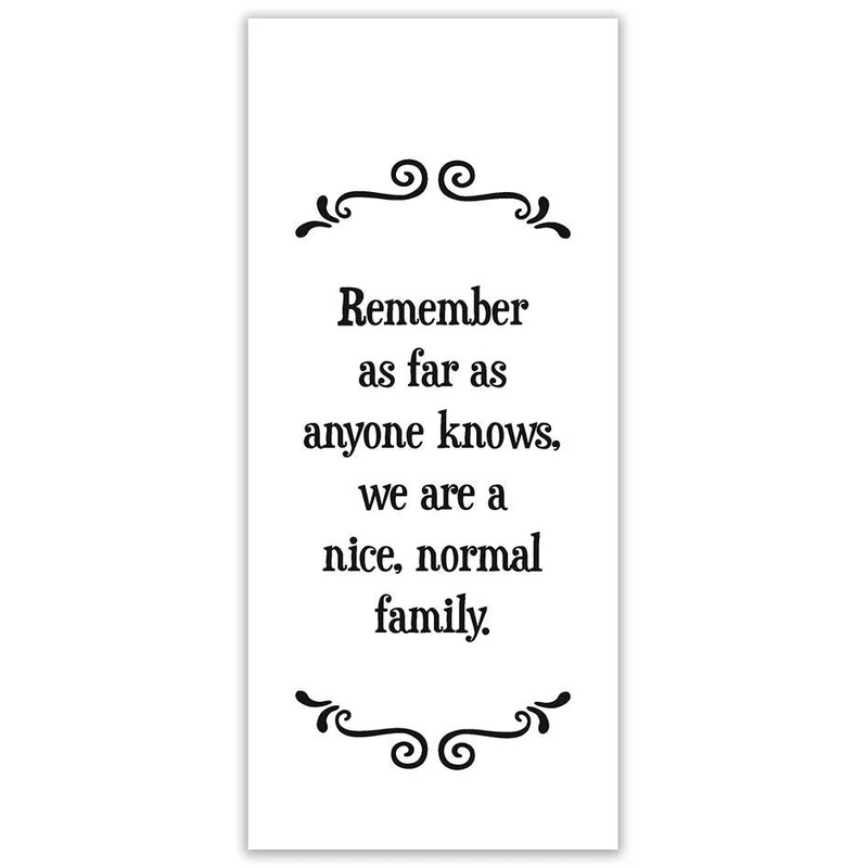 Tea Towel, Normal Family