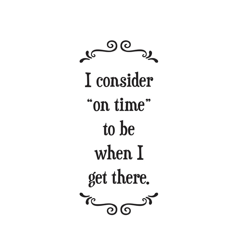Tea Towel, On Time