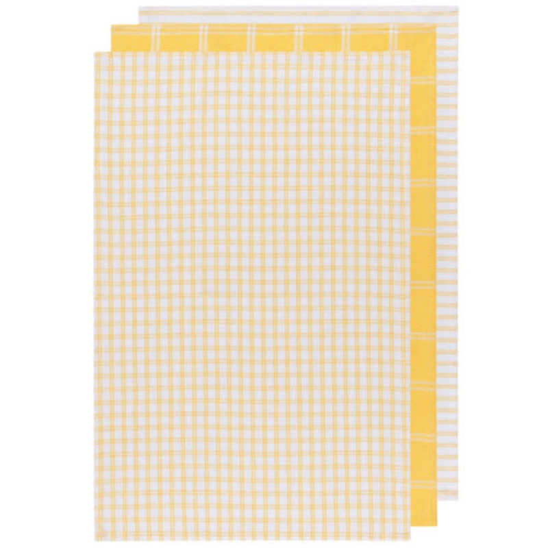 Tea Towel Set  Tic-Tac-Toe Lemon
