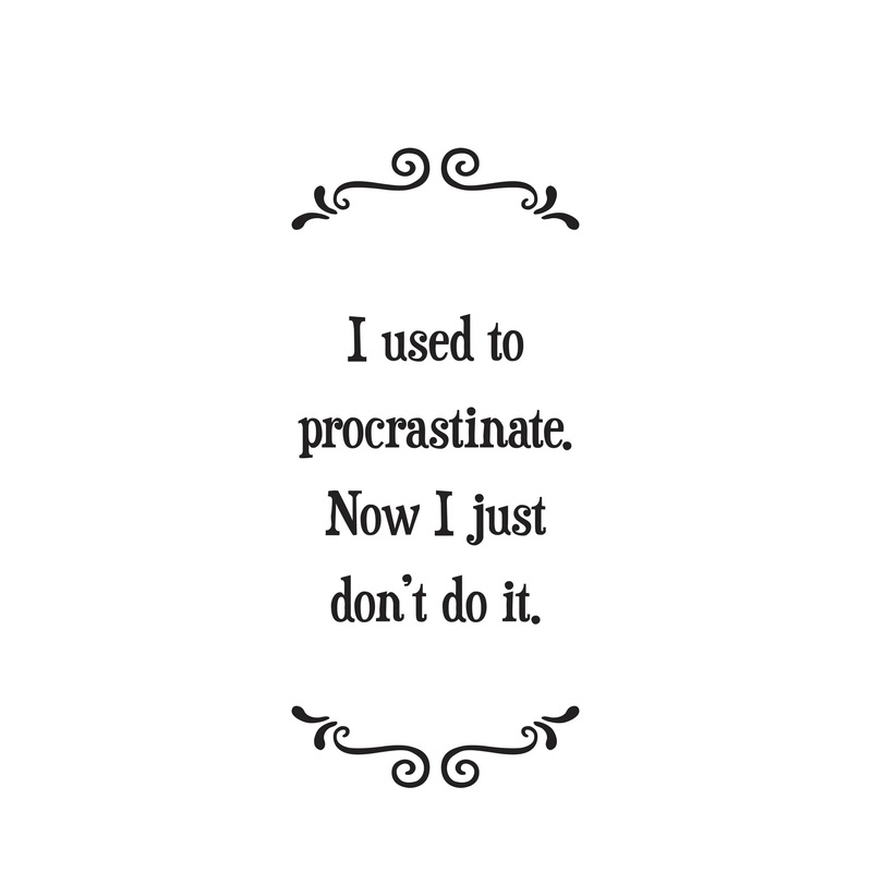 Tea Towel, Used to Procrastinate
