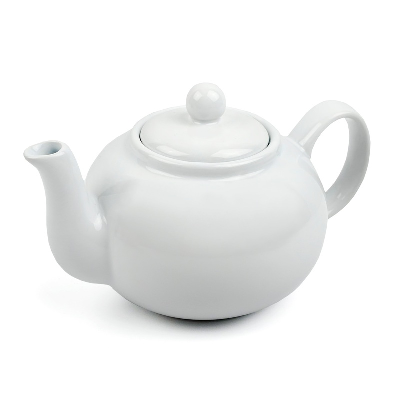 Teapot 2 Cup, White