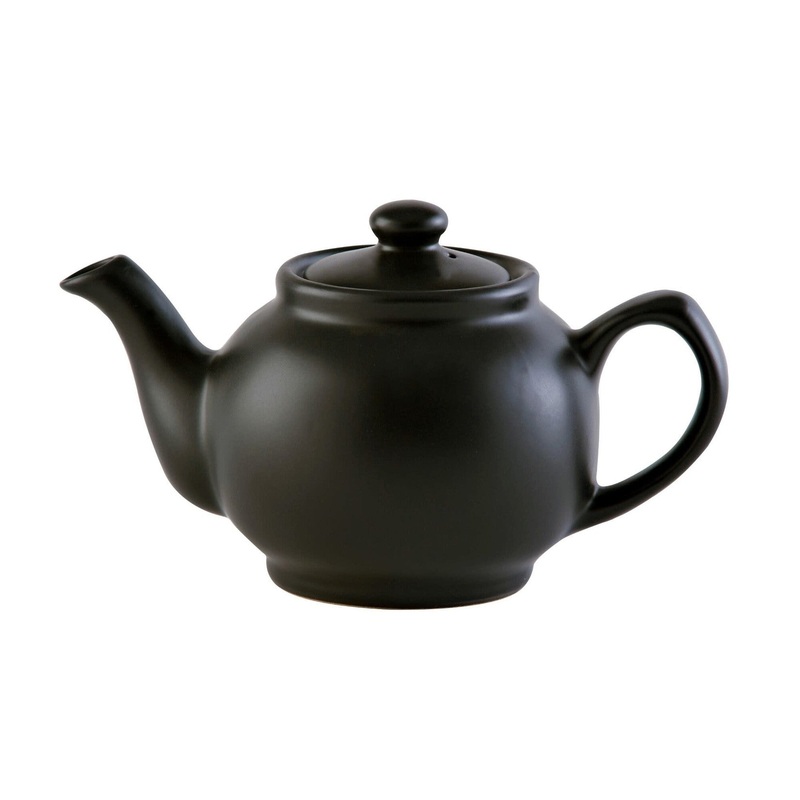 Teapot 6 cup, Matte Black