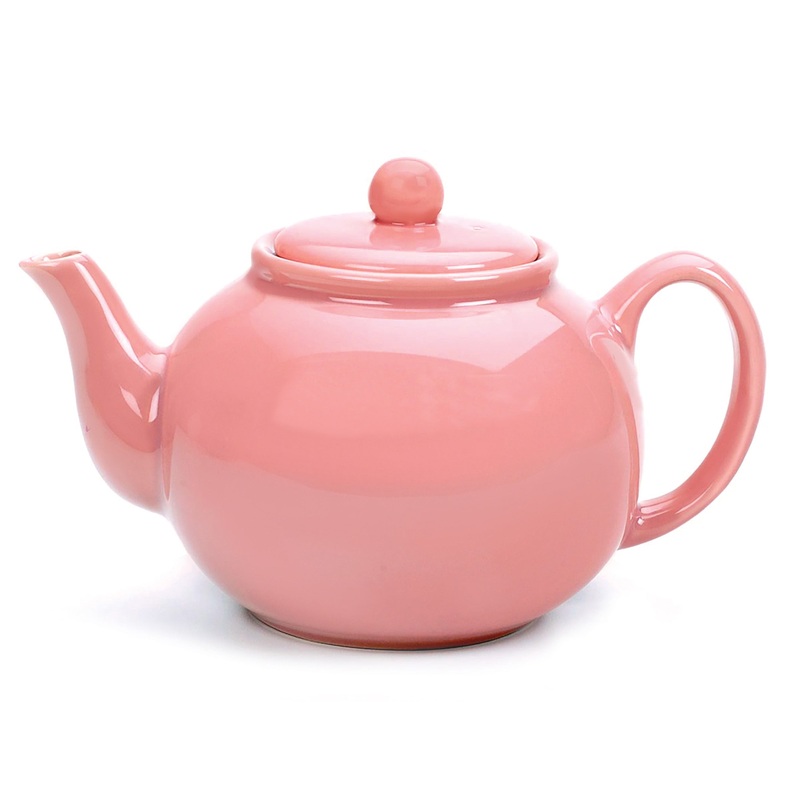 Teapot 6 cup, Pink