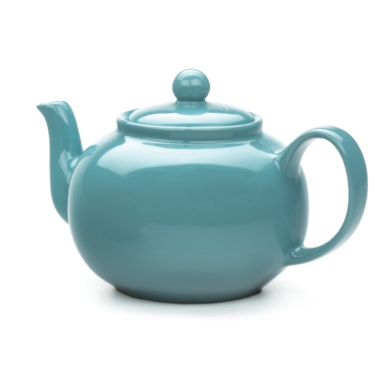 Teapot 6 cup, Turquoise