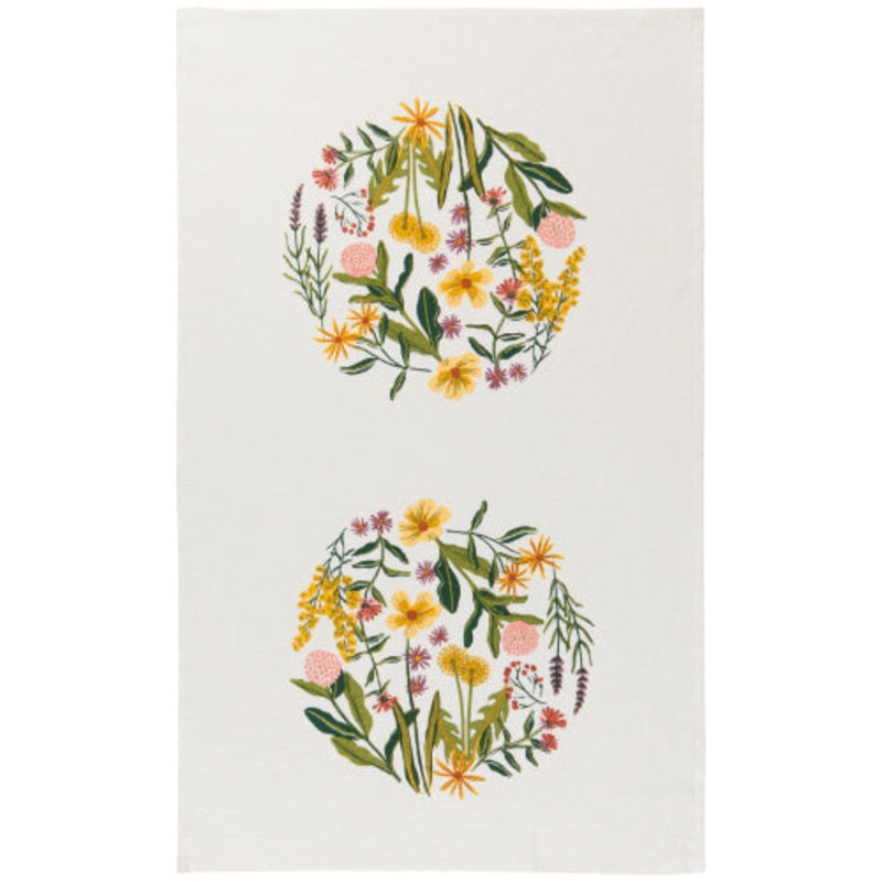 Terry Towel Bees & Blooms