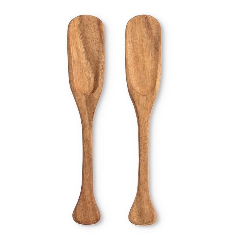Salad Server Set, Acacia Wood