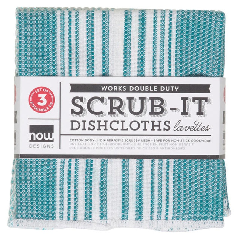 Scrub-it Dishcloths Set - Peacock