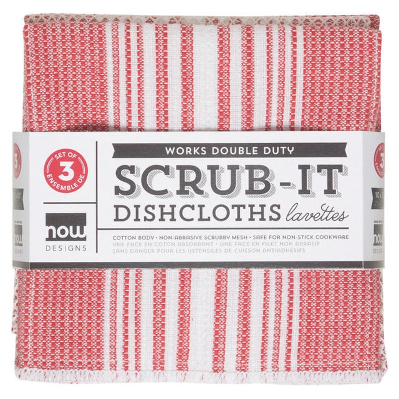 Scrub-it Dishcloths Set - Red