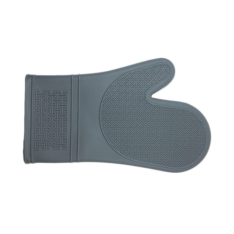 Silicone Oven Mitt Set - Grey