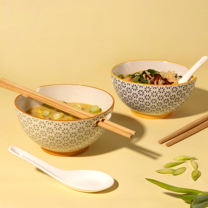 Soup and Rice Bowl Set
