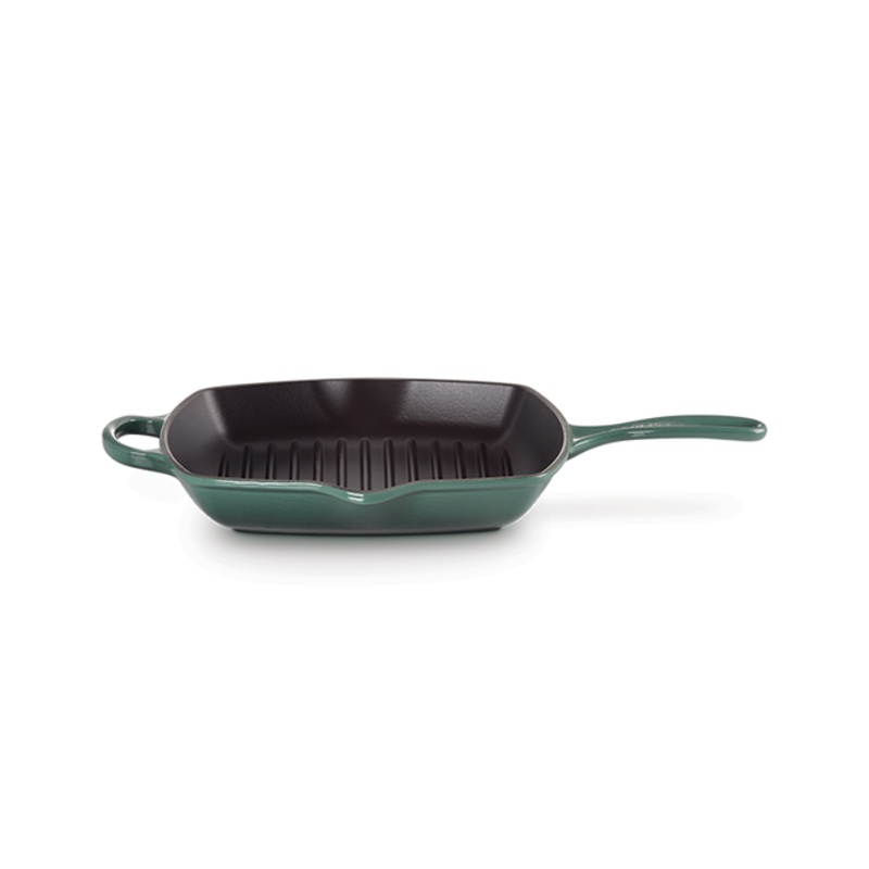 Square Skillet Grill, Artichaut Enameled Cast Iron