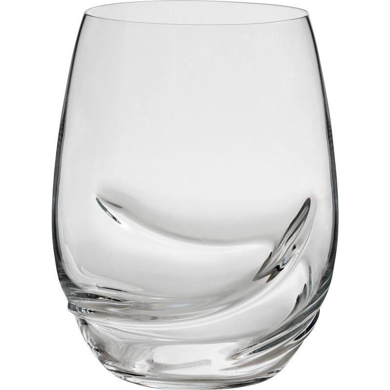 Stemless Wine Glass Set, Oxygen
