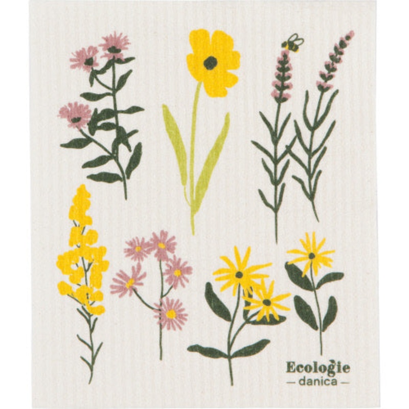 Swedish Dish Cloth Bees & Blooms