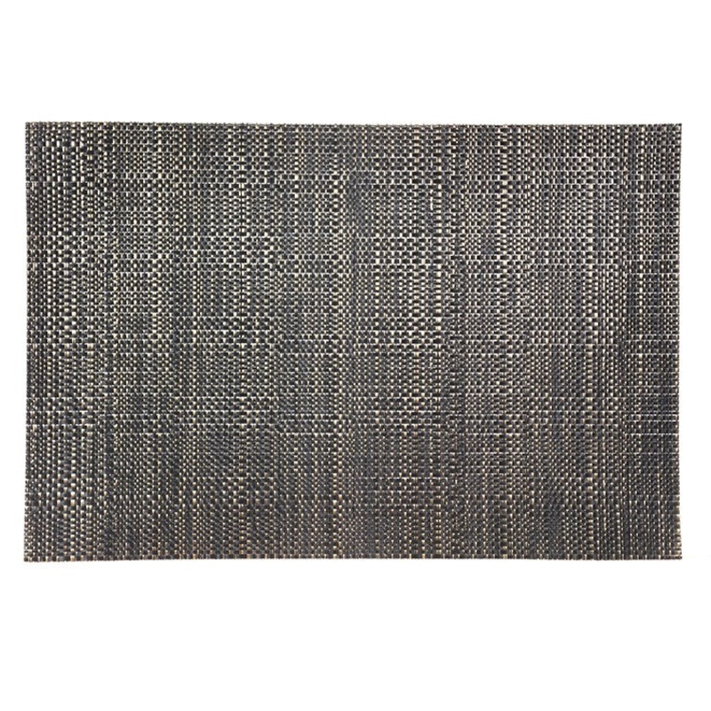 Placemat, Basketweave Black