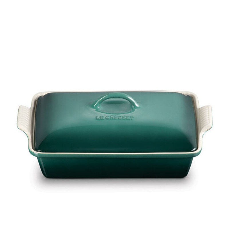Rectangular Dish with Lid, Artichaut