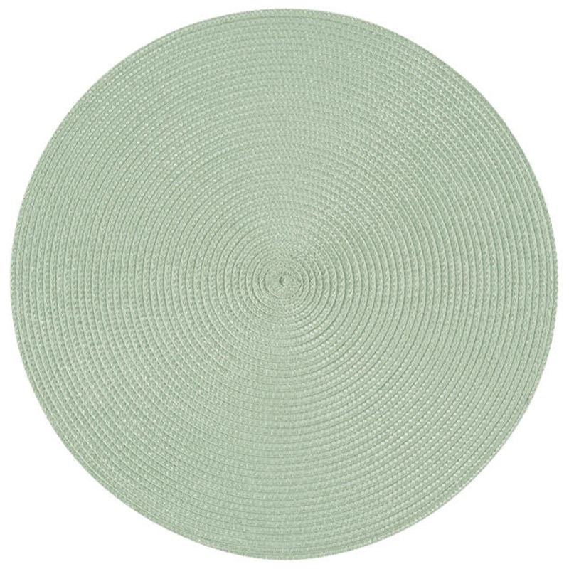 Round Placemat- Aloe Green