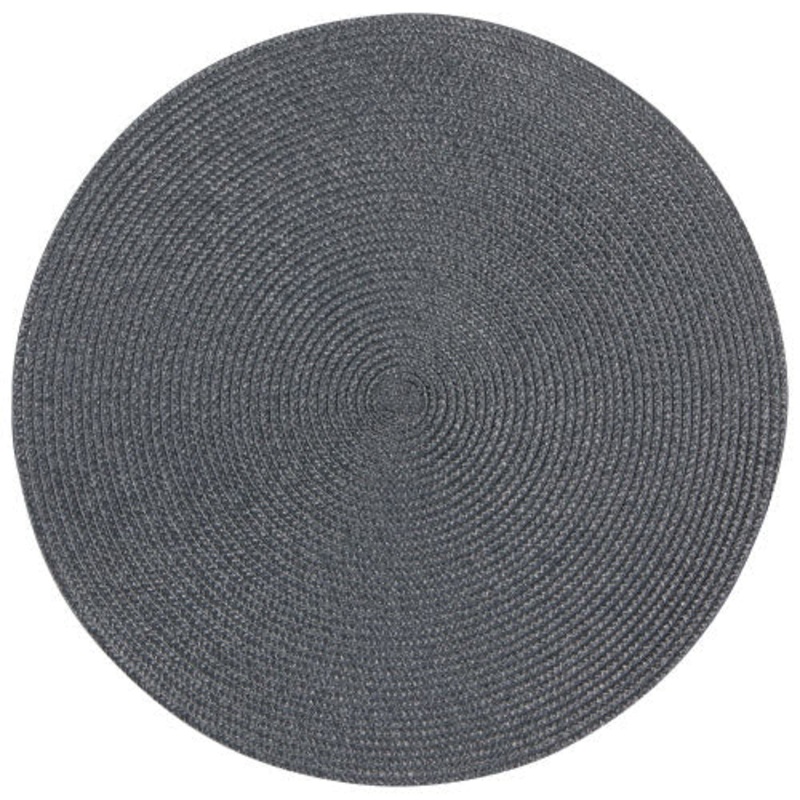 Round Placemat - Charcoal