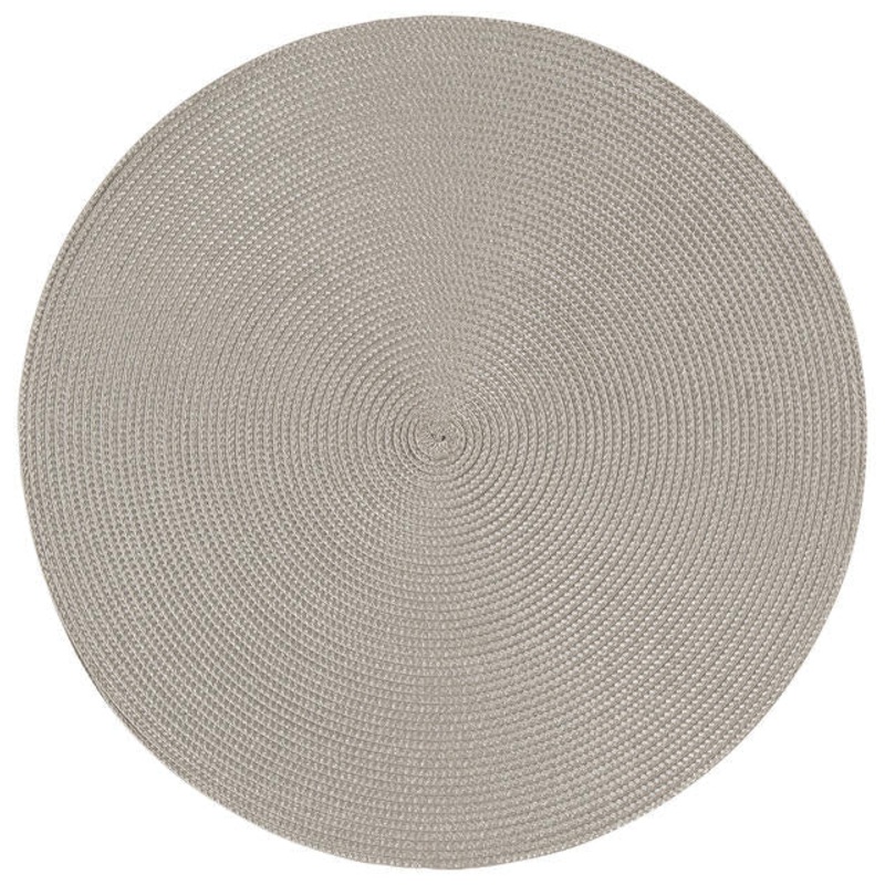 Round Placemat- Cobblestone Grey