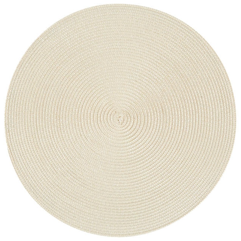 Round Placemat- Ivory