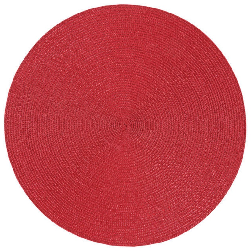 Round Placemat- Red