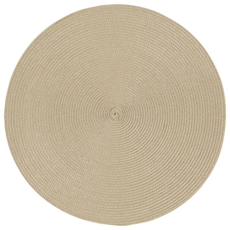Round Placemat - Taupe