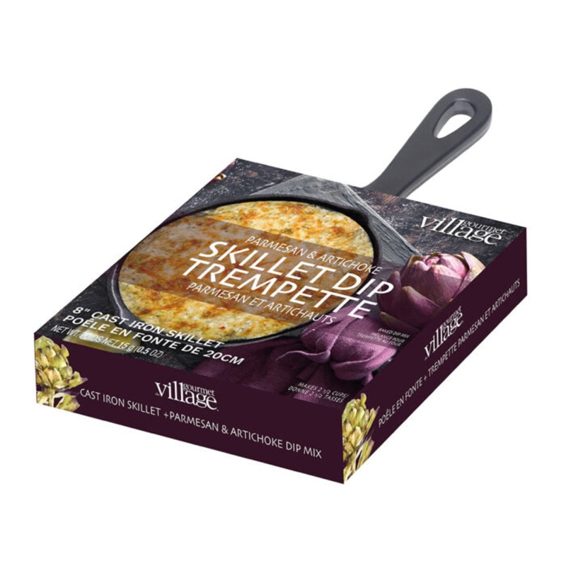 Baked Dip Skillet Gift Set - Parmesan & Artichoke Dip