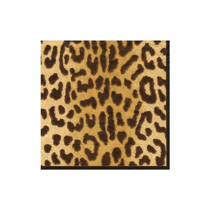 Caspari Zanzibar Paper Cocktail Napkins - 20 Per Package