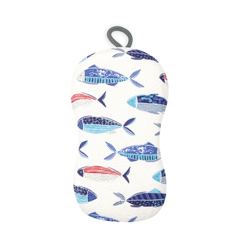 MU Kitchen Fish Designer Scrub Sponge