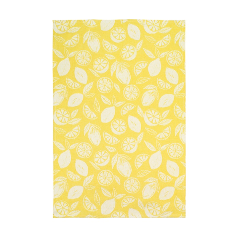 MU Kitchen Lemon Zest Jacquard Woven Towel