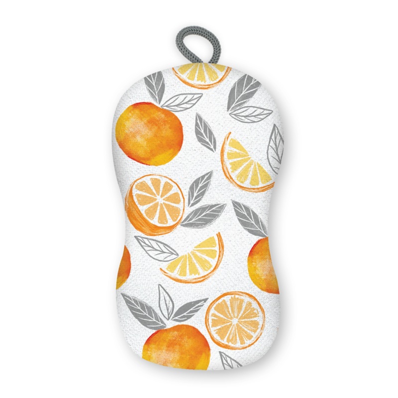 MU Kitchen Orange Grove Designer Scrub Sponge