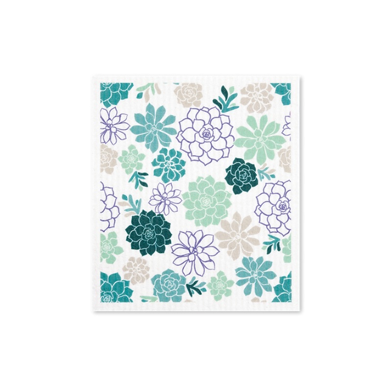 MU Kitchen Succulents Designer Sponge Cloth