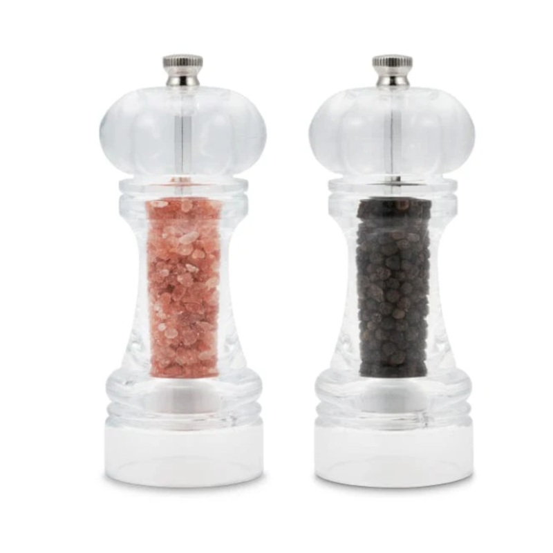 Liverpool 5.5" Acrylic Salt & Pepper Mill Set