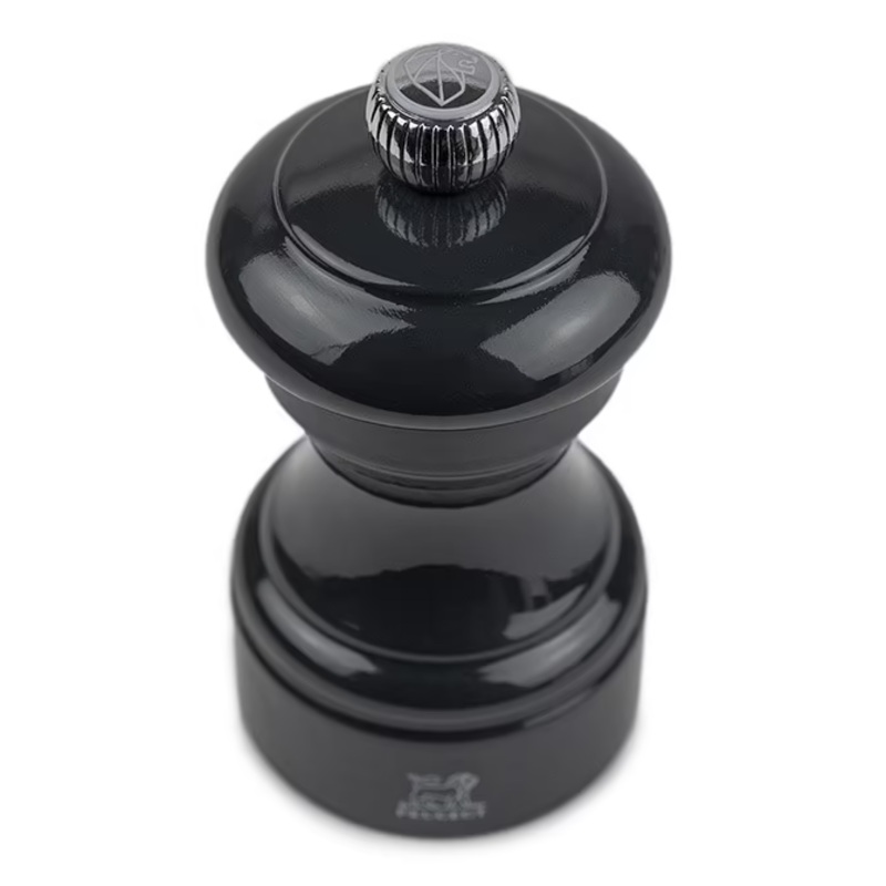 Peugeot Bistro Manual Salt Mill in Slate Grey Gloss Painted Wood - 4
