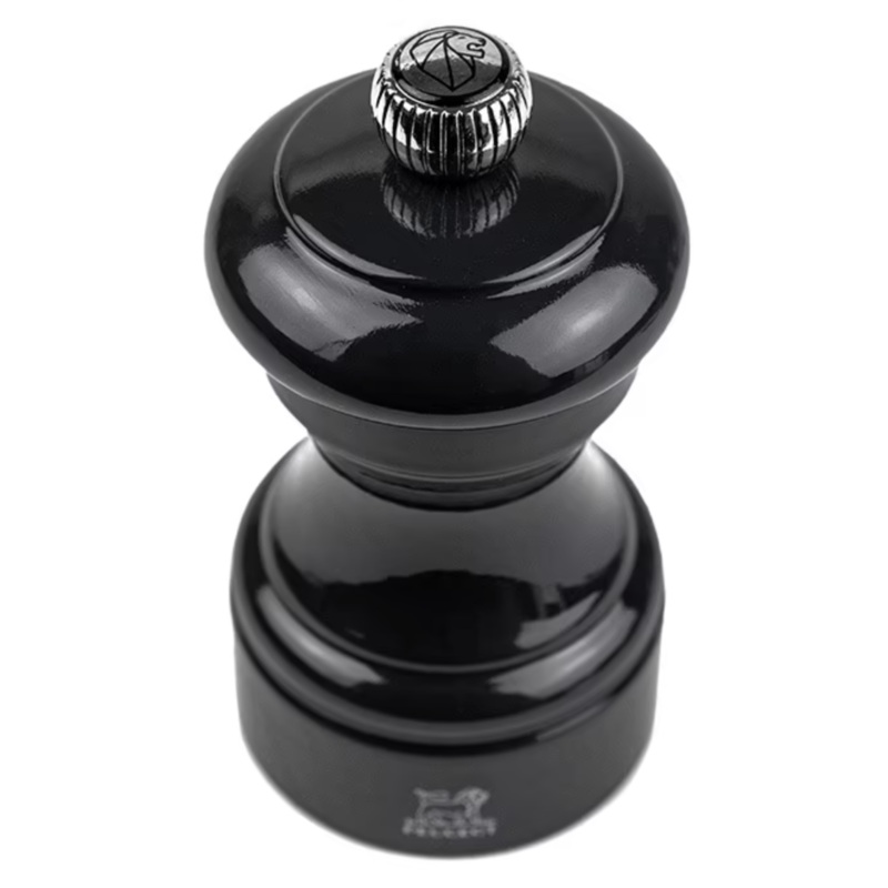 Peugeot Bistro Pepper Mill Black Lacquer Painted Wood - 4"