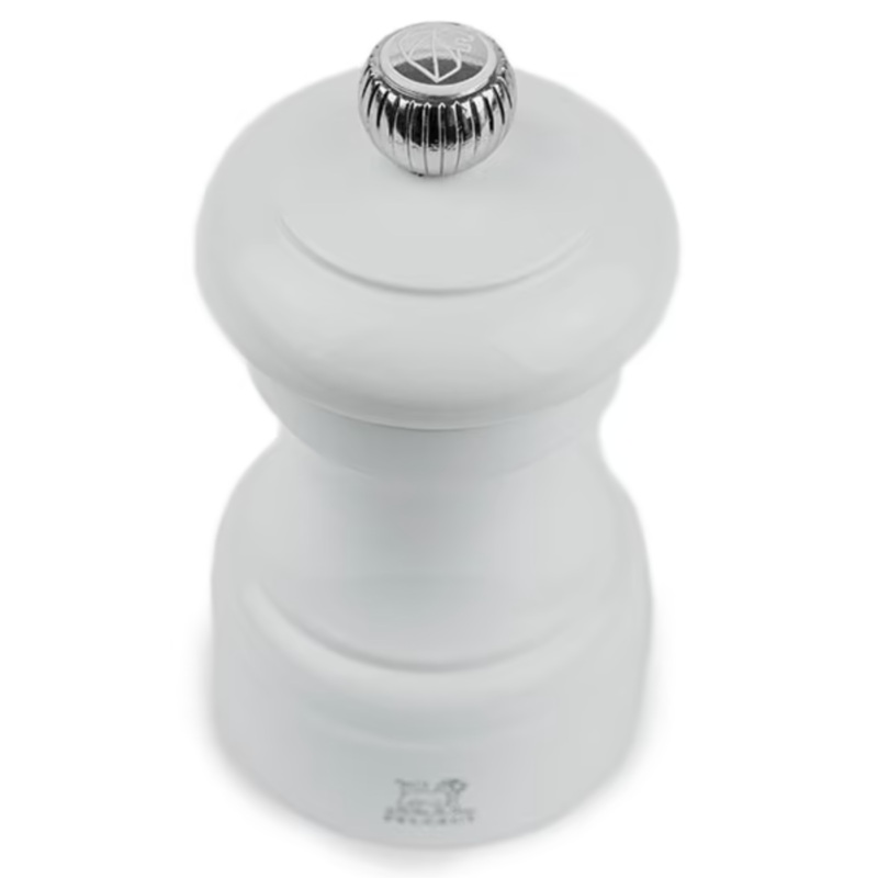 Peugeot Bistro Salt Mill Pearl Grey Gloss Painted Wood - 4"