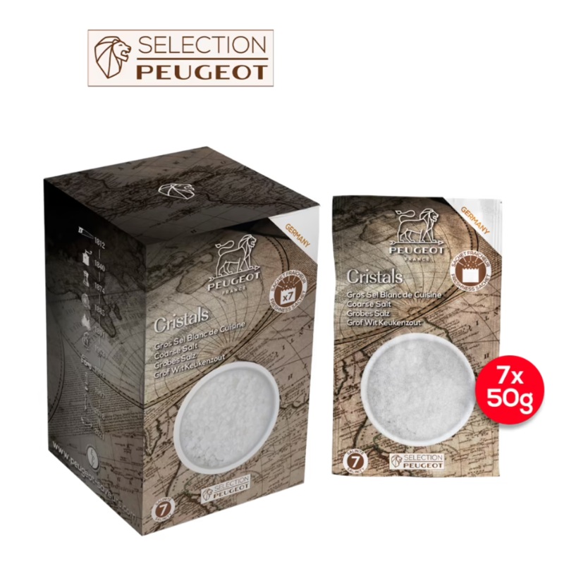 Peugeot German White Rock Salt for Cooking