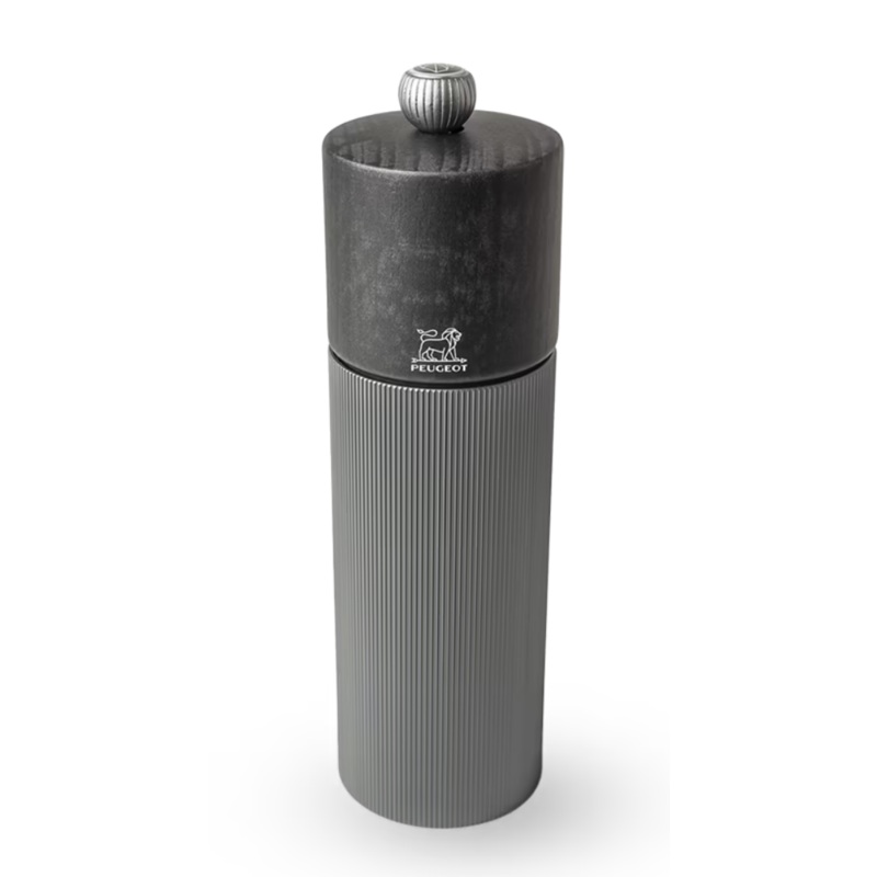 Peugeot Line Salt Mill, Carbon Finish - 7"