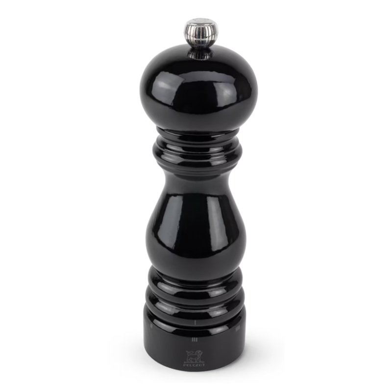 Peugeot Paris uSelect Salt Mill Black Lacquer finish 7"