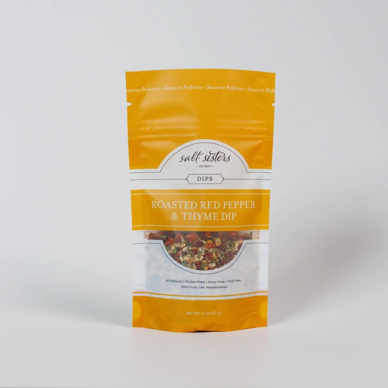 Salt Sisters Roasted Red Pepper & Thyme Dip 2 oz