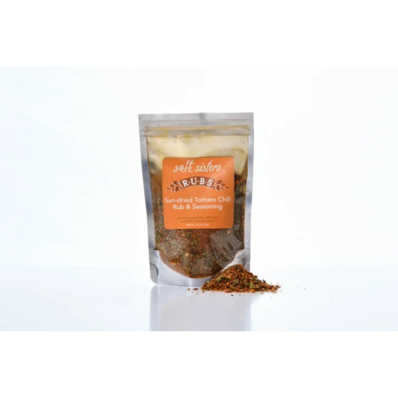 Salt Sisters Sun Dried Tomato Chili Rub & Seasoning 2.5 oz