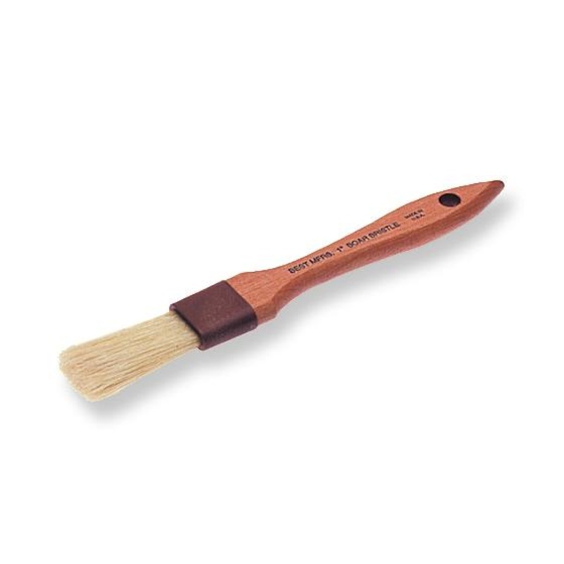 Best Pastry Brush 1" Flat Boar Bristle