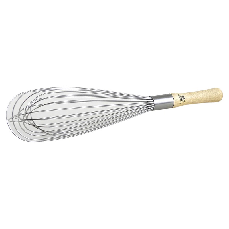Best Standard French Whip 14" Wood Handle