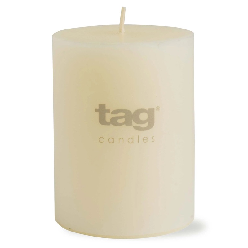 Color Studio Pillar Candle 3x4 - Ivory