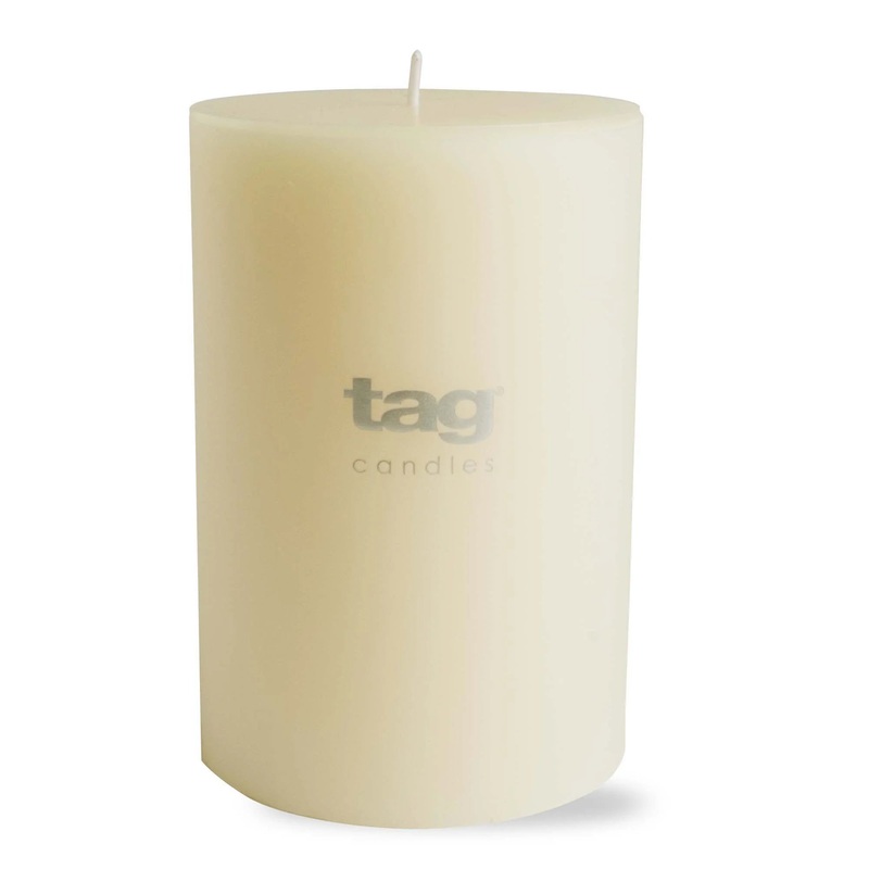 Color Studio Pillar Candle 4x6 - Ivory