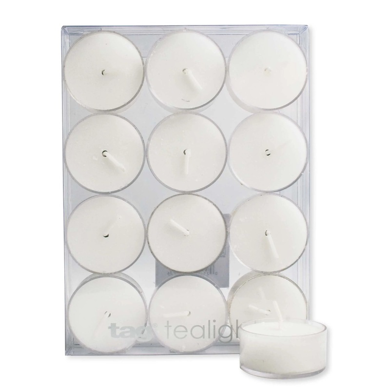 Color Studio Tealight Candles Set Of 12 - White