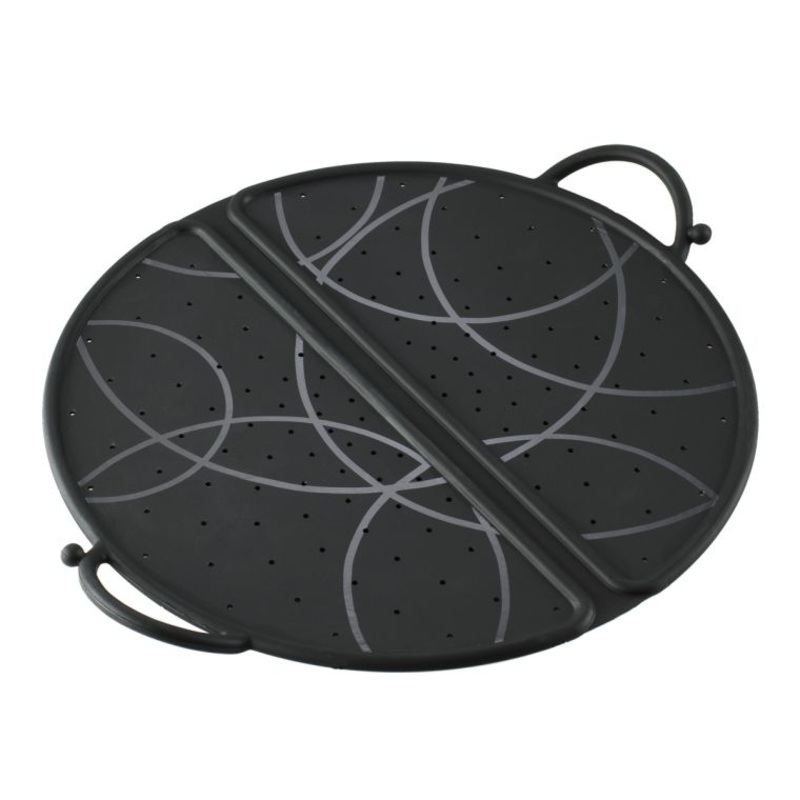 Kuhn Rikon Folding Splatter Guard 12in Black